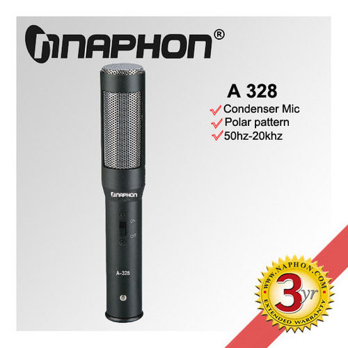 Black Color Tube Condenser Microphone Frequency Response: 50Hz-20 Kilohertz ( Khz )