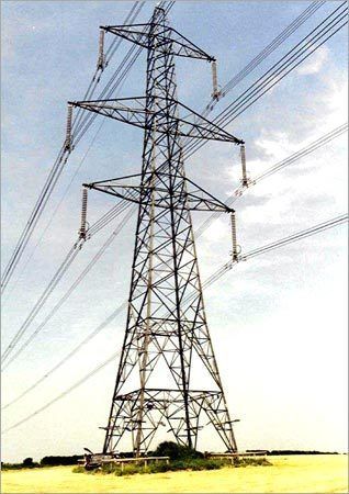 Metal Electrical Transmission Line T Tower