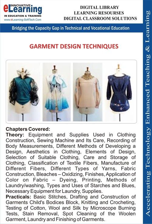 eLearning Software Solution for Garment Design Techniques