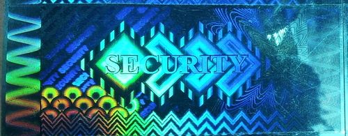 Secure Valid Authentic Certified Hologram Label