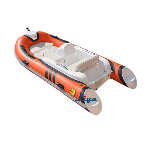Liya Rigid Inflatable Boat - 3.3m x 1.74m, 5-Person Capacity, 30hp Power, PVC/ORCA Hypalon, Semi-Rigid Floor, Multi-Color Options