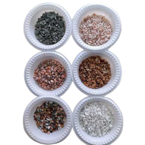 Wall Plaster And Terrazzo Floor Used Natural Stone Sand With Chemical Bond / Easy To Use Wall Texture Designe - Stone Form: Cut-To-Size