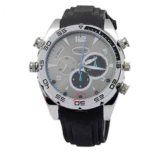 Waterproof 107 DVR Spy Wrist Watch IR 1080p