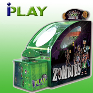 Hot Selling Coin Operated Iplay Vs Zombies Shooting Redemption Game Machine
