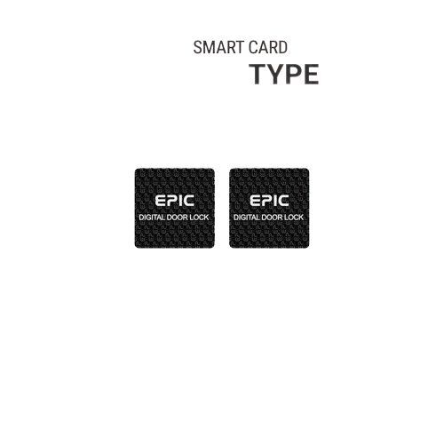 EPIC TRIPLEX 3way Digital Door Lock Korean Keyless - Chrome Finish Small Shape High Security Level | Pin & Card Operation Auto Lock Anti-Prank Alarm Fire Alarm System 3 Mode Display