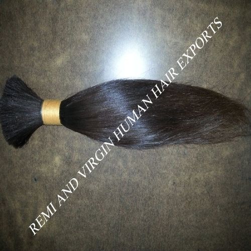 Natural Indian Virgin Remy Bulk Straight Hair