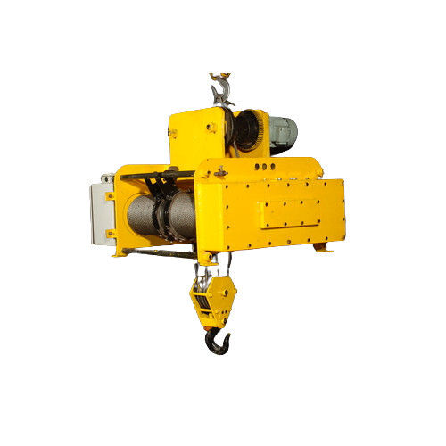 Yellow Safe And Efficient Heavy Duty Electric Wire Rope Hoist