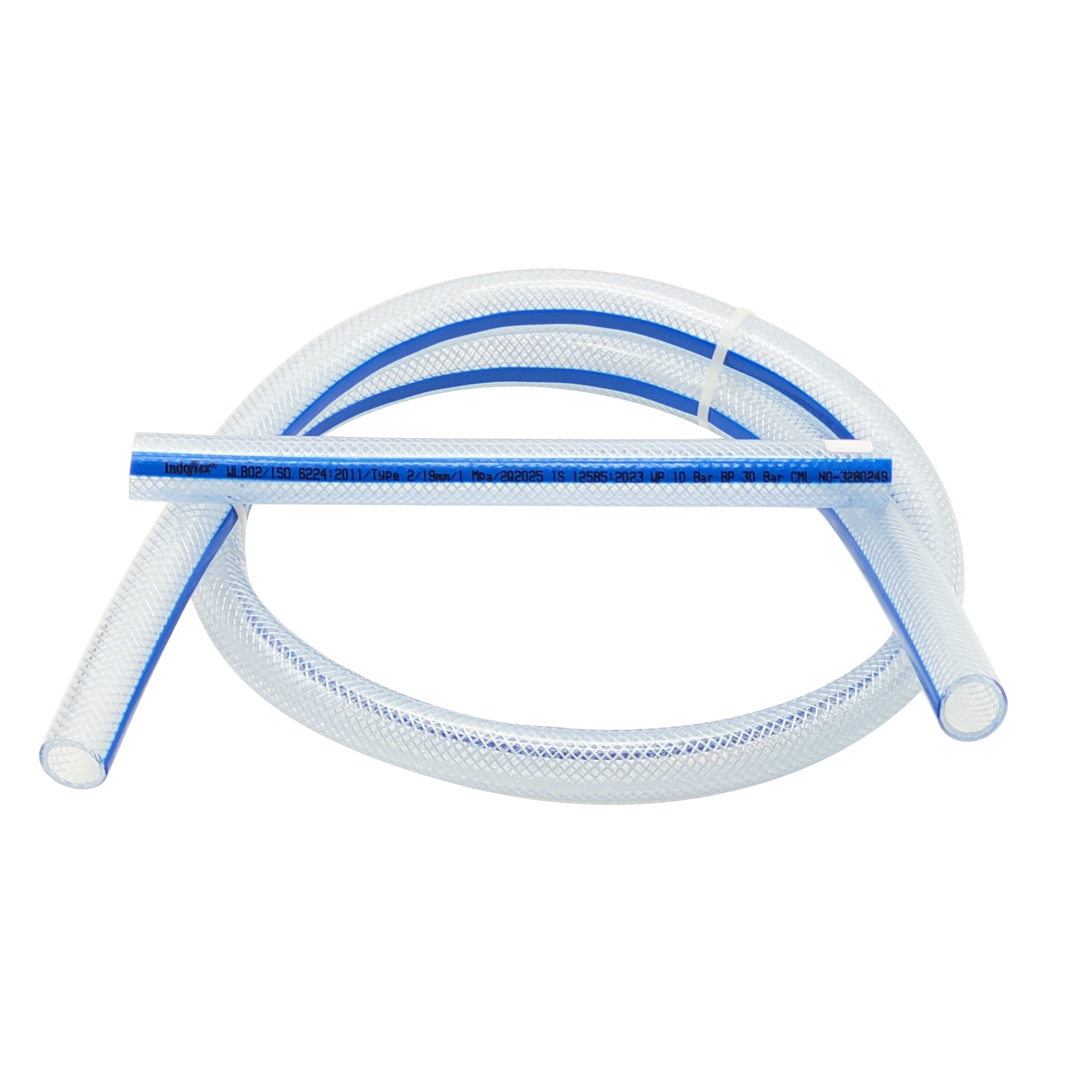 High Strength Pvc Braided Hose - Color: Transparent