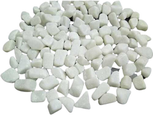 Tumble Marble Pebbles And Stone For Out Door Garden Landscap Patio Decoration And Project Used Raw Material As Flooring - Artificial Stone Type: Solid Surface