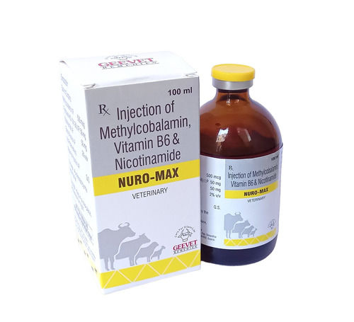 Methylcobalamin Vitamin B6 Nicotinamide Vet Injection