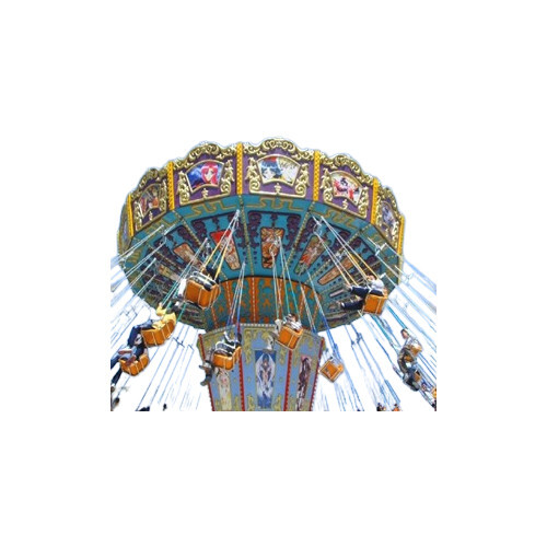 Amusement Park Flying Chair - Area 19mÂ² Height 10m Inclination 14Â° Speed 11rpm Power 29.5kW | Features Rotating Platform Suspended Chairs Safety Chains Capacity 36 Persons Suitable For Adults