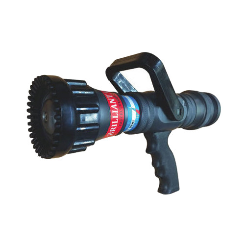 Dual Type Fire Hose Nozzle - Gunmetal/Stainless Steel/Aluminium Alloys & Cast Iron Body, Size: 63mm, Weight: 3.5 kg, Double Female Adapter Inlet: Instantaneous