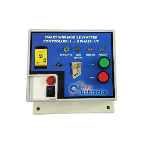 Wi-Fi Mobile Starter Controller - Metal, 7x7x7 Inches | 4-Way Control, Android App Integration, 220V Support, Energy Saving Modes