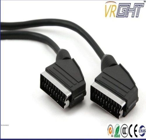 Scart Male Cable 21 Pin Cable/ Cable Scart to Scart - China Scart Cable,  Scart to RCA Cable