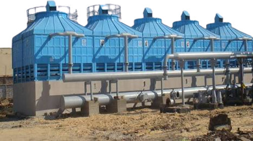 Industrial And Commercial Cooling Processes Frp Cooling Tower - Color: Blue