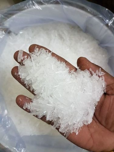 Natural Menthol Needlelike Crystals Purity: Minimum 99.50