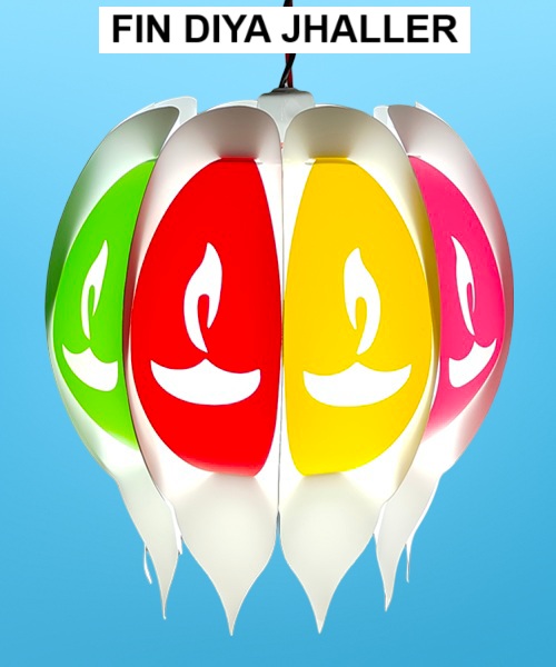 Attractive Diwali Decorative Lamps In Various Colors And Sizes - 1 Feet , Made from 100% Recycled Plastics, Ideal for Indoor/Outdoor Use