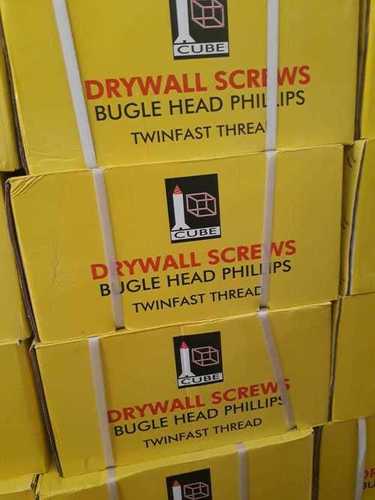 CUBE Drywall Screws - GREY PHOSPHATED NICKLE & ZINC Plated | Bugle Head Non Corrosion Resistant Available in Sizes No 6 & 8