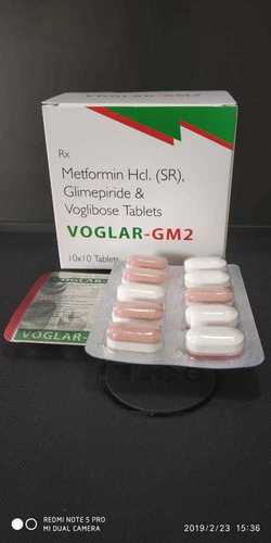 Metformin Hcl. (Sr). Glimepiride & Voglibose Tablet