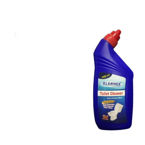 Liquid Toilet Cleaner (Kleanex) - Liquid Form, Square Shape, Blue Color, Anti-Bacterial | Long Lasting, Easy To Clean, Hygienic Solution for Bathrooms