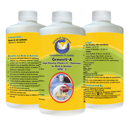 Growvit A High Potency Vitamin A For Dairy Cattle