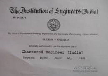 Valuation of Chartered Engineer By VALUERS & ENGINEERS