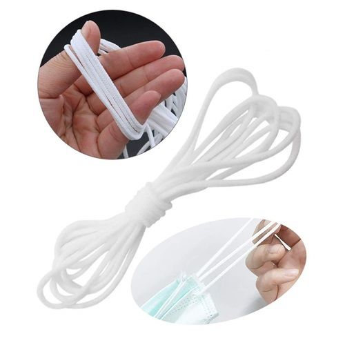 White Color Elastic Rope Light In Weight