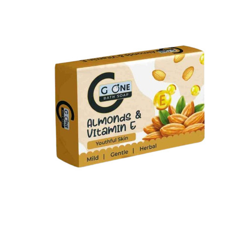 G-One Almond And Vitamin E Bath Soap - Color: White