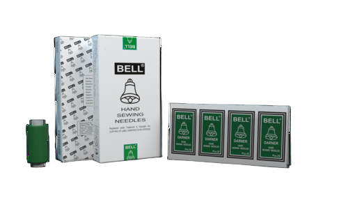 Bell Darners Hand Sewing Needles - Color: Silver