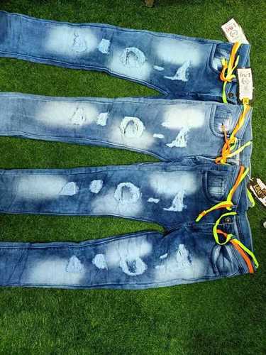 Plain Dyed Mens Jeans