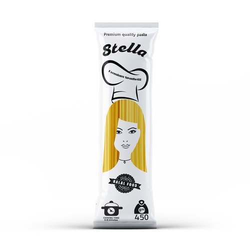 Stella Brand Spaghetti Pasta - 450 Grams, Natural Flavor | Superior Quality, Easy to Cook, Non-Stick