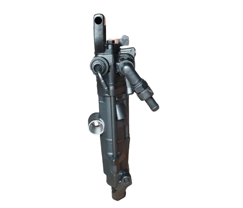 RMT 16W Jackleg Drill - Semi-Automatic | High Quality Metal, Gray Color, Normal CNC System