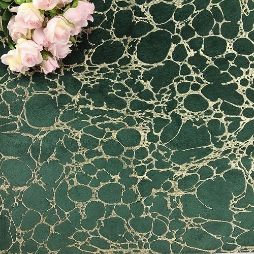 100% Polyester High Quality Velvet Embroidery Sofa Fabric