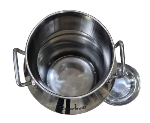 50 Ltr Stainless Steel Milk Can - Color: Mirror Finishing