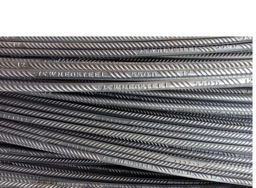 Corrosion Resistant JSW Neosteel 550D TMT Bars for Construction Work - Material: TMT Steel, Size: 8mm to 25mm, Length: 12m | Grade: 550D, Ideal for Structural Applications