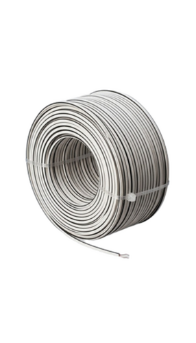 Black and White Speaker Wire - Copper & PVC, UV Resistant, 150V to 250V Rated Voltage, Ideal for Large Sound Systems, Durable and Moisture-Proof