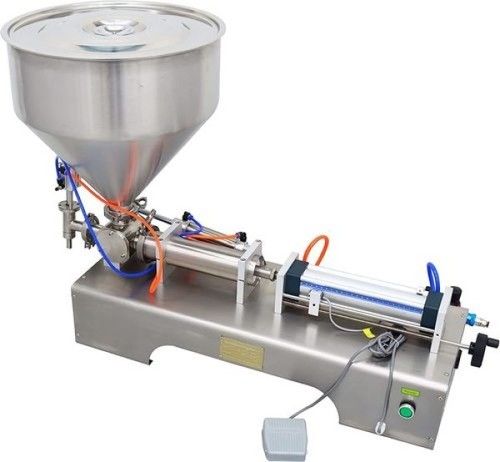 Silver Plc Control Hydraulic 240V Paste Filling Machine With The Weight Of 55 Tonne