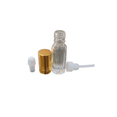 Plain Round Empty Attar Stic Glass Bottles