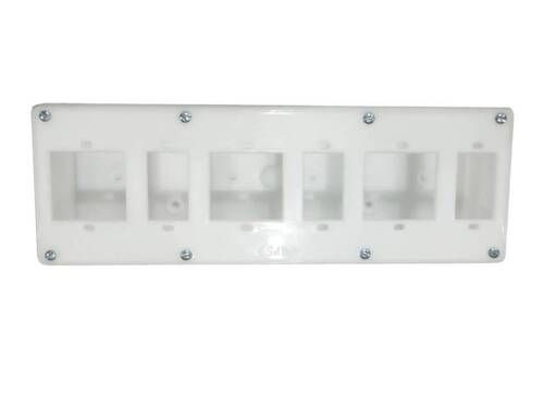 White 6/10 Amp Switch Socket Combined With Box & Indicator