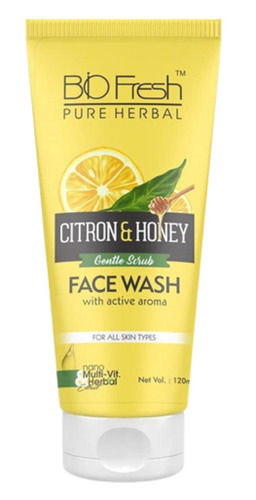 120 Ml, Tan Removal And Skin Brighting Citron And Honey Gel Face Wash Ingredients: Herbal