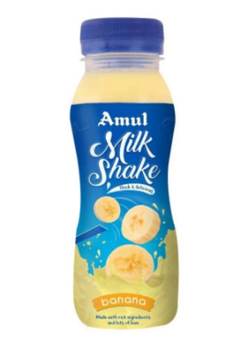 250 Ml Sweet And Tasty Chemical Free Healthy Banana Flavor Milk Shake