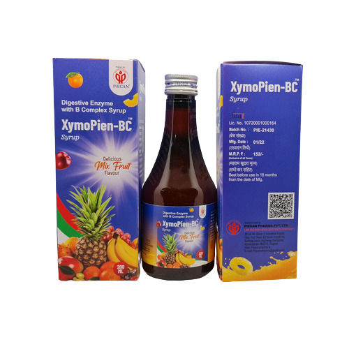 200 Ml Xymopien BC Digestive Enzyme with Bcomplex Syrup