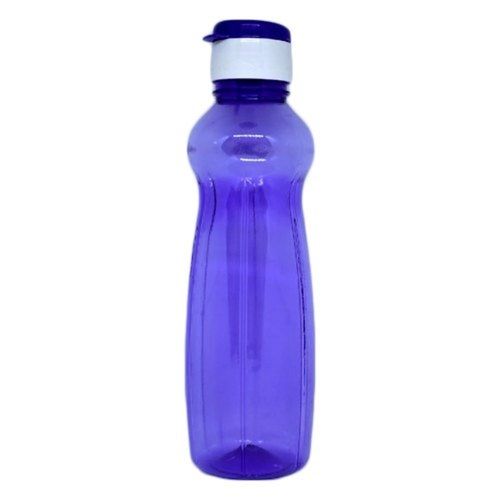 Purple Plastic Durable Easy To Handle Leak Proof Round Shape Screw Cap Drinking Water Bottle 