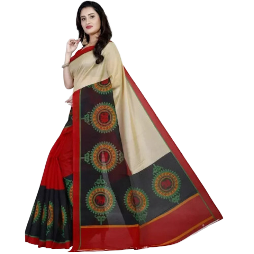 बेज टियर रेसिस्टेंट बॉलीवुड स्टाइल लेडीज़ सिल्क साड़ी