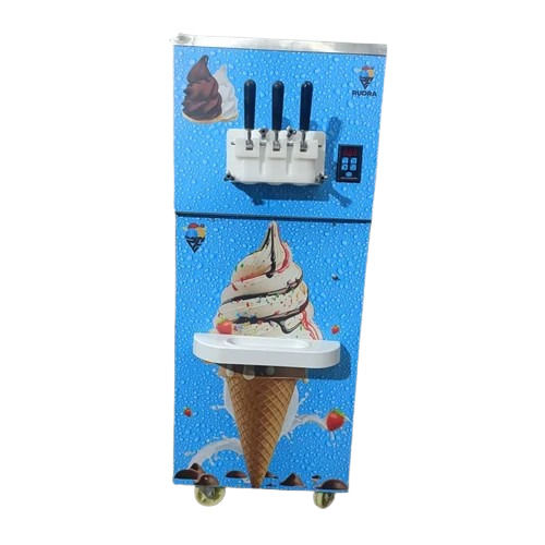 Softy Vending Machine - Color: Blue Sticker Or As Per Customer Requirement