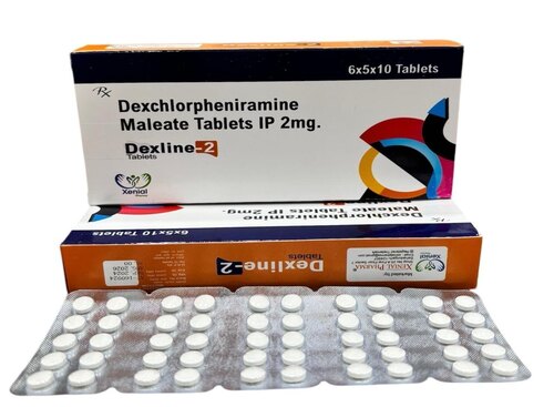 Dexchlorpheniramine Maleate Tablets - 30X10 Blister Pack | Allopathic Medicine, 24 Months Expiry, Grade A, Cool & Dry Storage