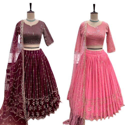 embroidered lehengas