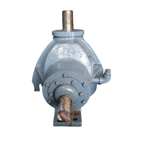 Stainless Steel Cooling Tower Gearbox - 2.77:1 to 7.71:1 Ratios, Helical Bevel Gears, Efficient Operation, High Load Capacity, Blue Finish