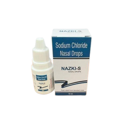 NASKI-S Nasal Drop - Saline Sodium Chloride Liquid 300 Unit Dosage for Pediatric Use Highly Effective Moisture Support for Dry Nasal Passages