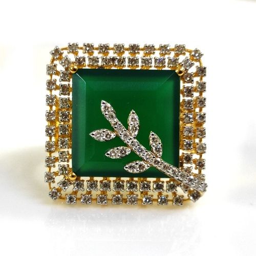 2.95tcw 18K Fine Quality Rich Dark Green Emerald Cut & Diamond Halo Fl